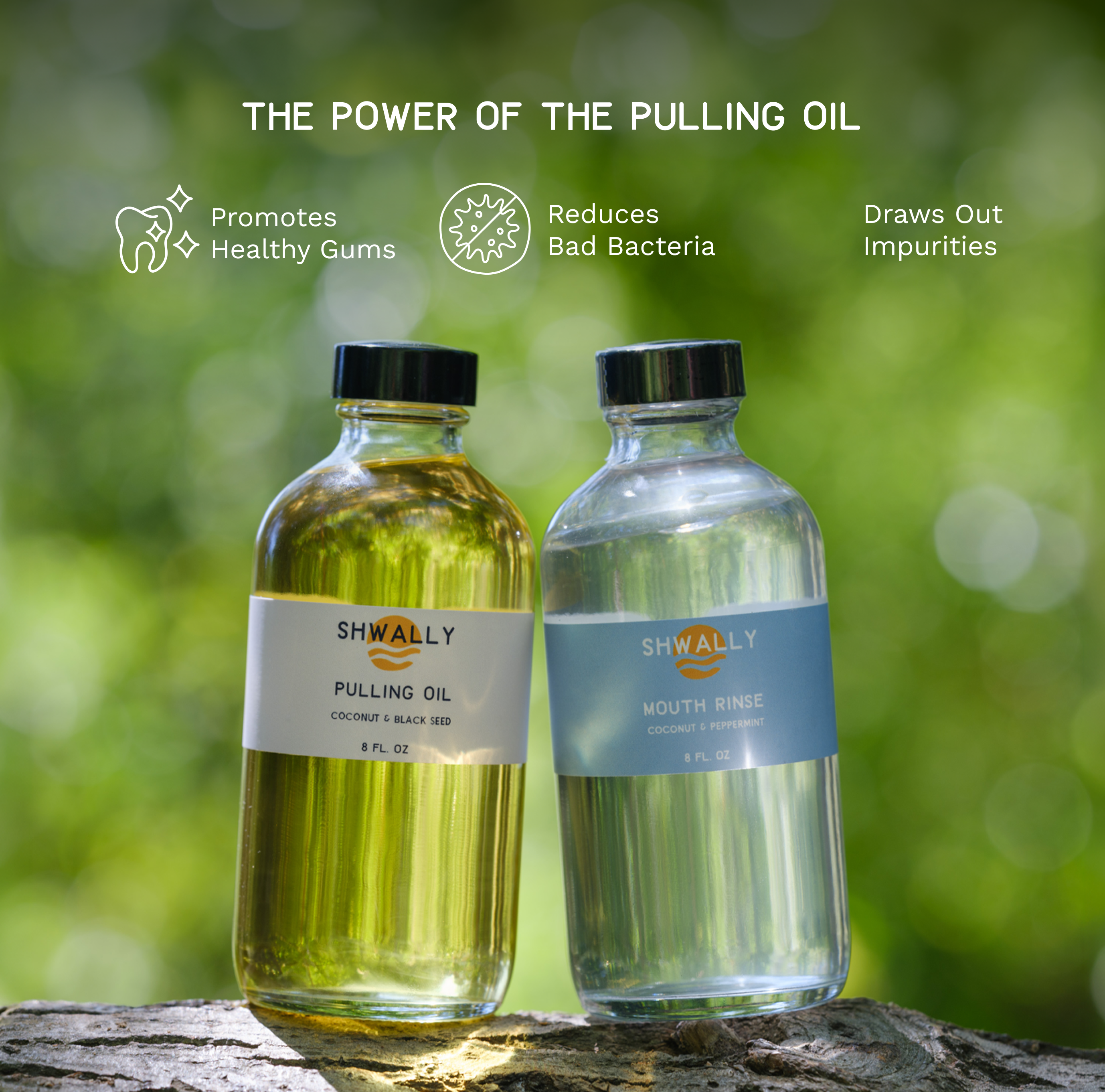 Shwally Black Seed, Coconut + Peppermint Pulling Oil - 8oz