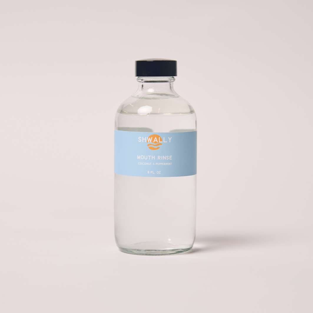 Shwally Peppermint Coconut Mouth Rinse 8OZ