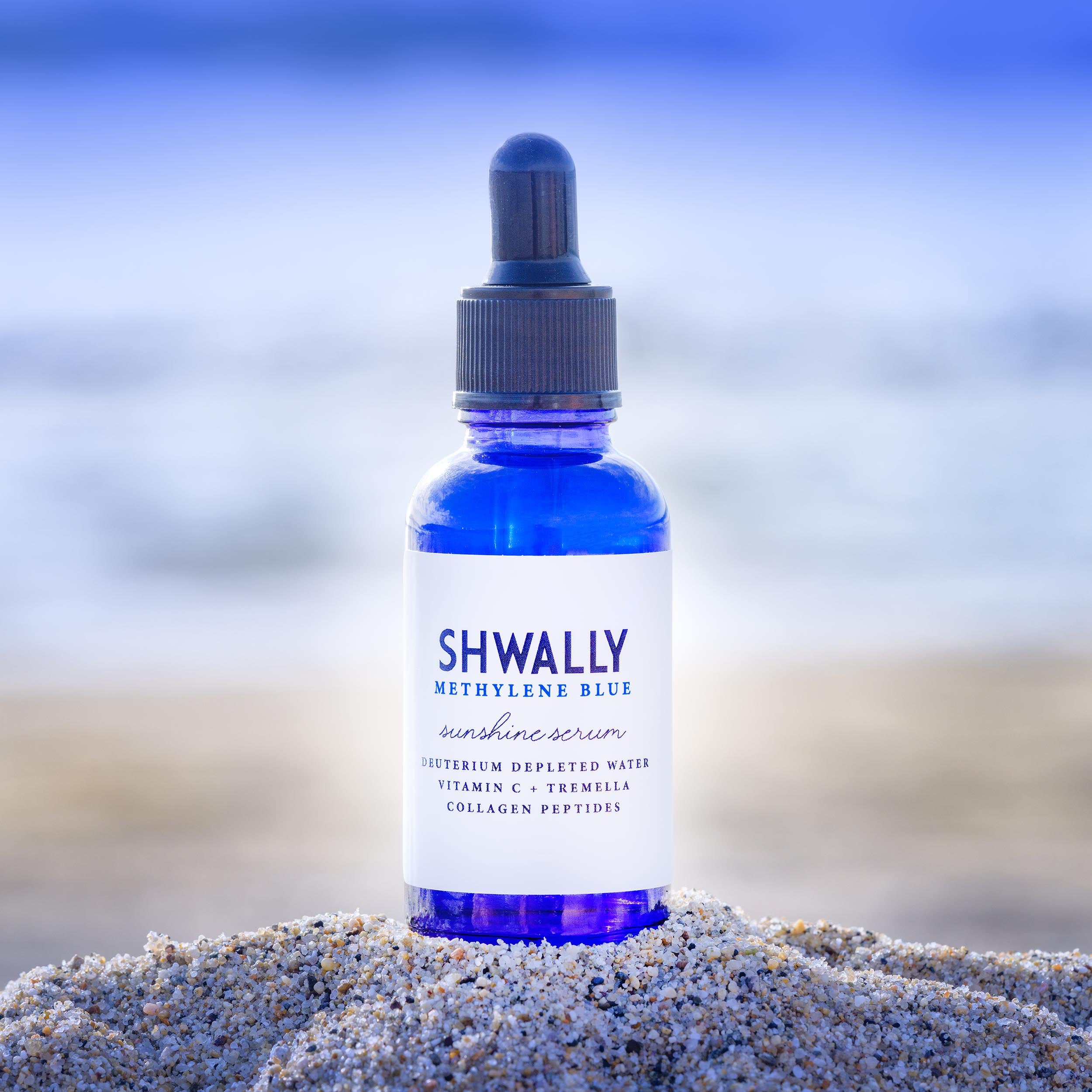 Shwally Methylene Blue Daily Sunshine Serum + Liposomal Copper Peptides Option